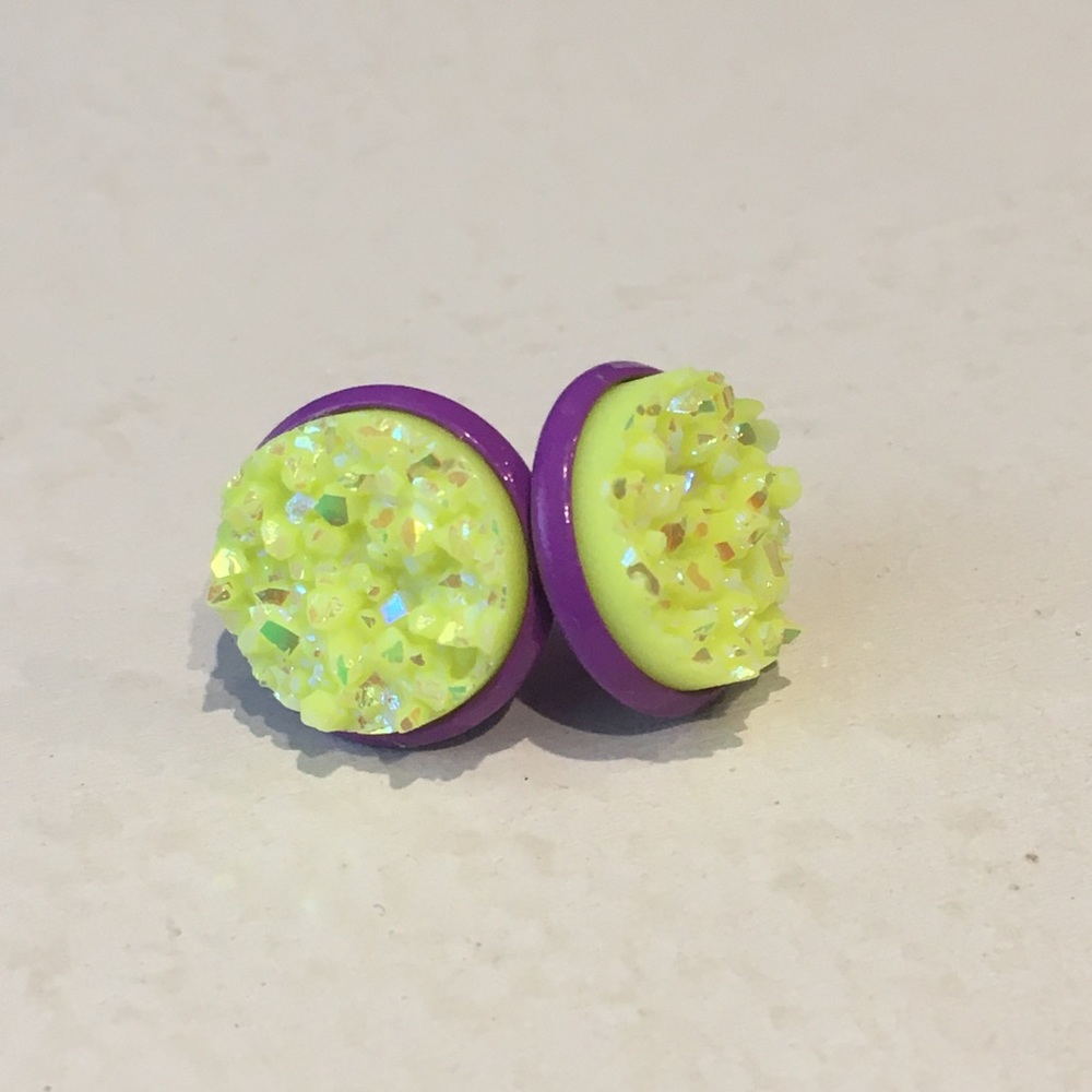 Druzy earrings